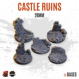 Castle ruins - 28mm base (5uds)