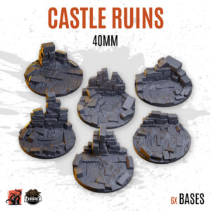 Castle ruins - 40mm base (6uds)