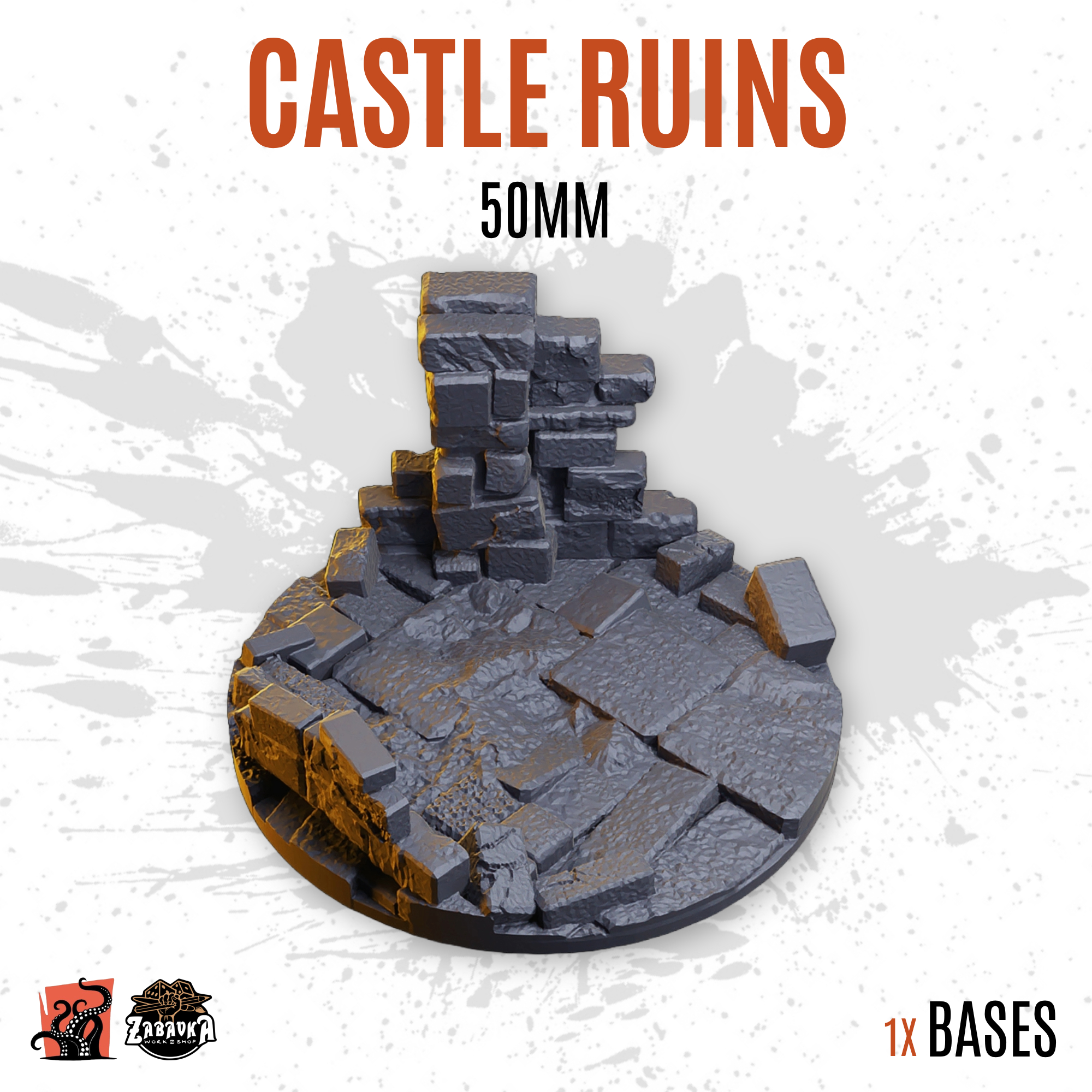 Castle ruins - 50mm base (1ud)