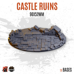 Castle ruins - 90x52mm oval base (1ud)