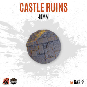 Castle ruins - 40mm generic base (5uds)