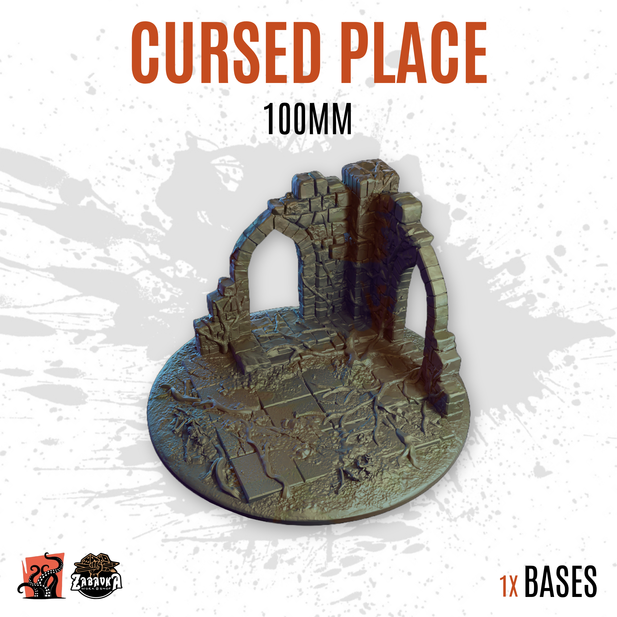 Cursed place - 100mm base (1ud)