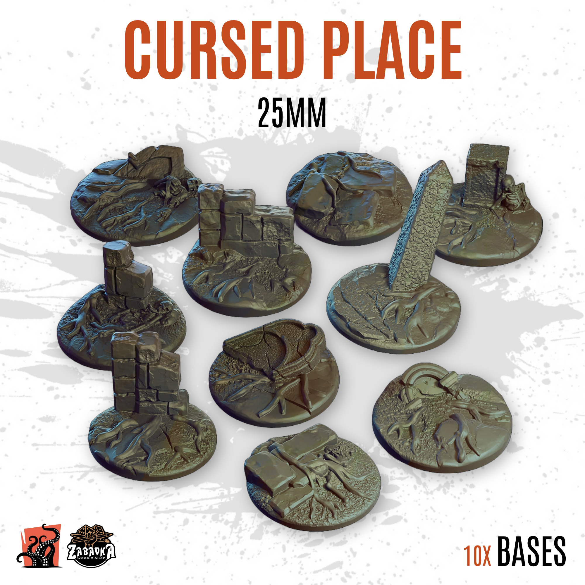 Cursed place - 25mm base (10uds)