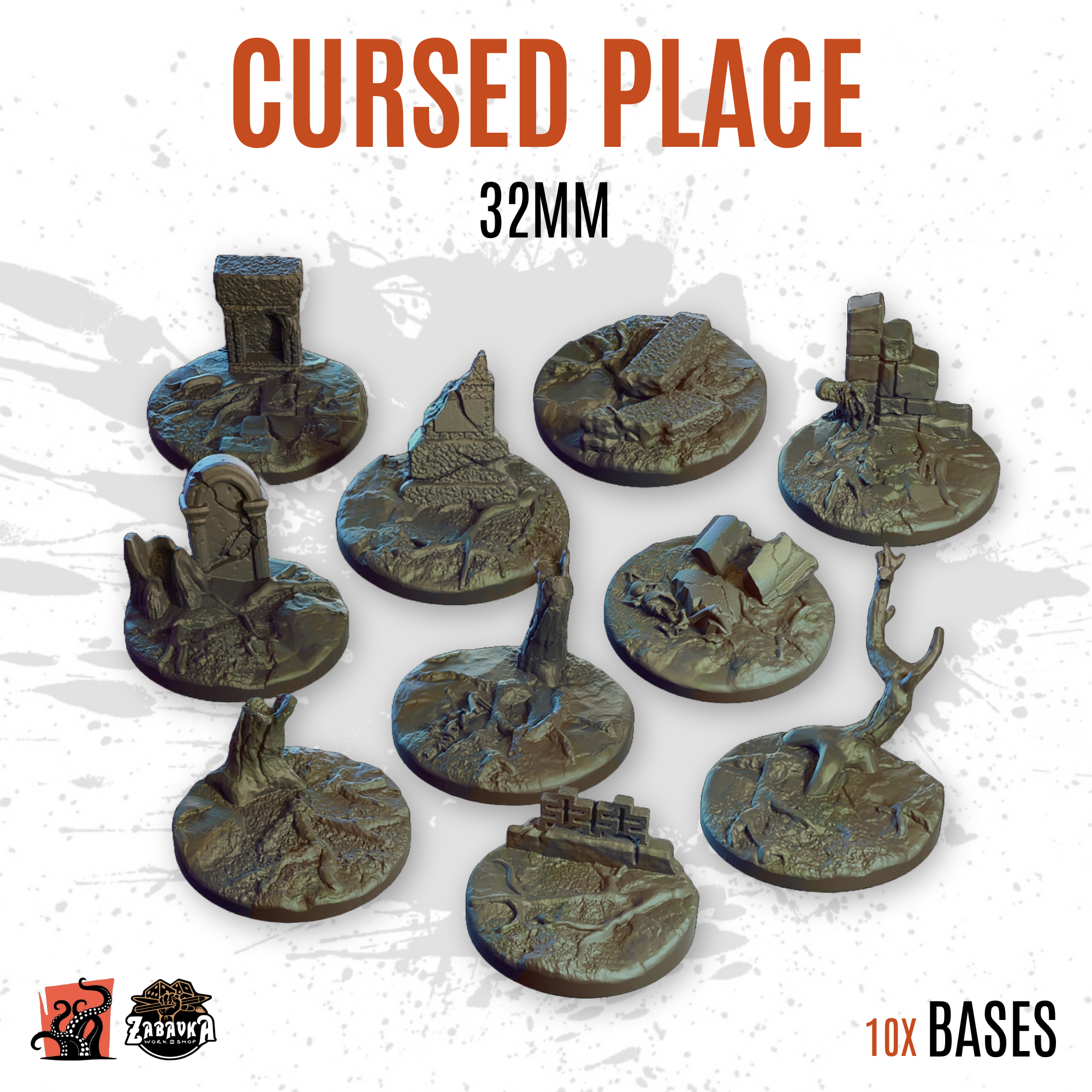 Cursed place - 32mm base (10uds)