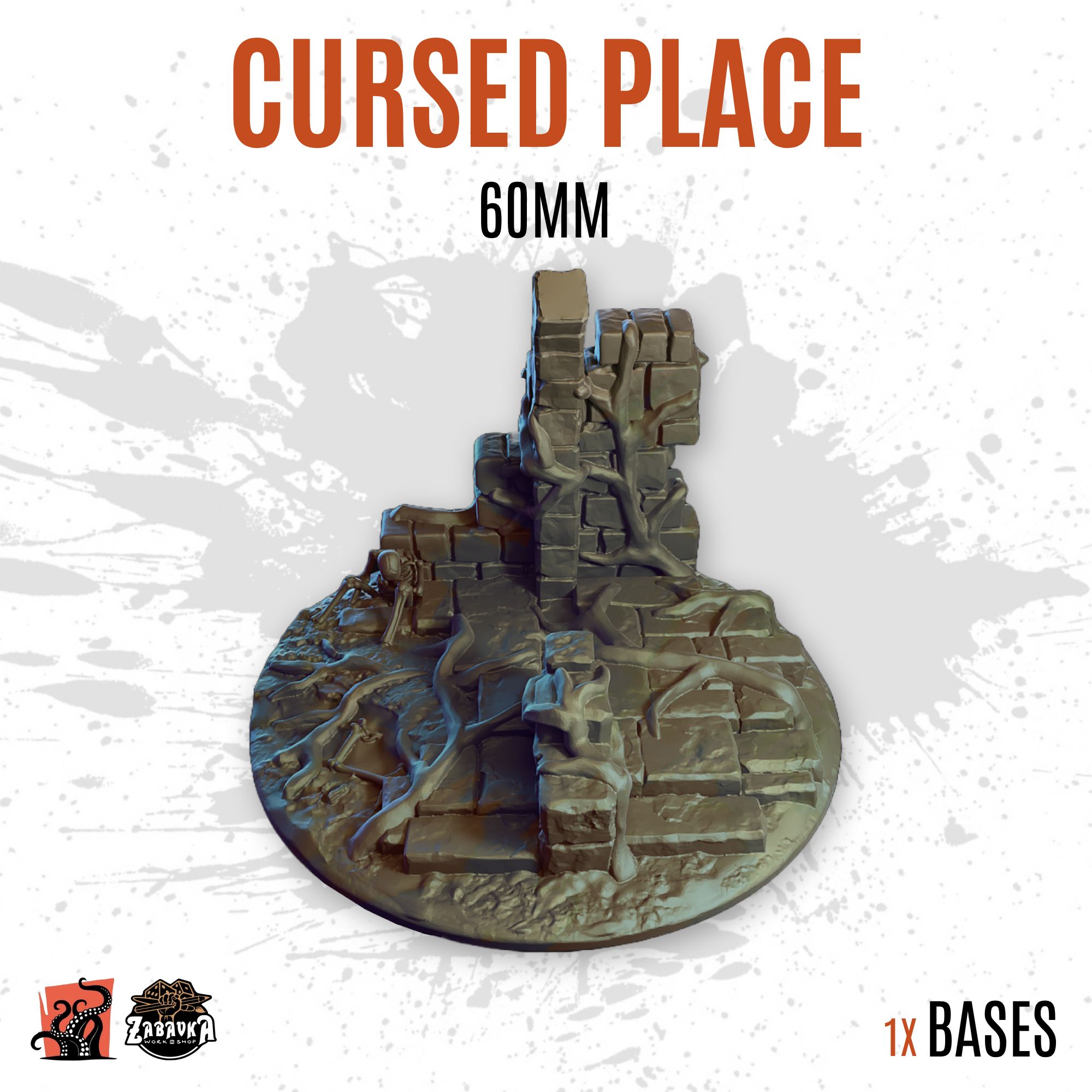 Cursed place - 60mm base (1ud)