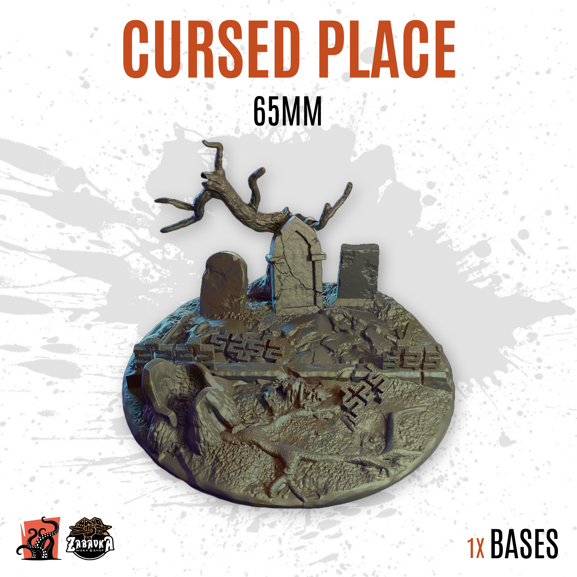 Cursed place - 65mm base (1ud)