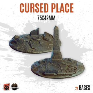 Cursed place - 75x42mm oval base (2uds)