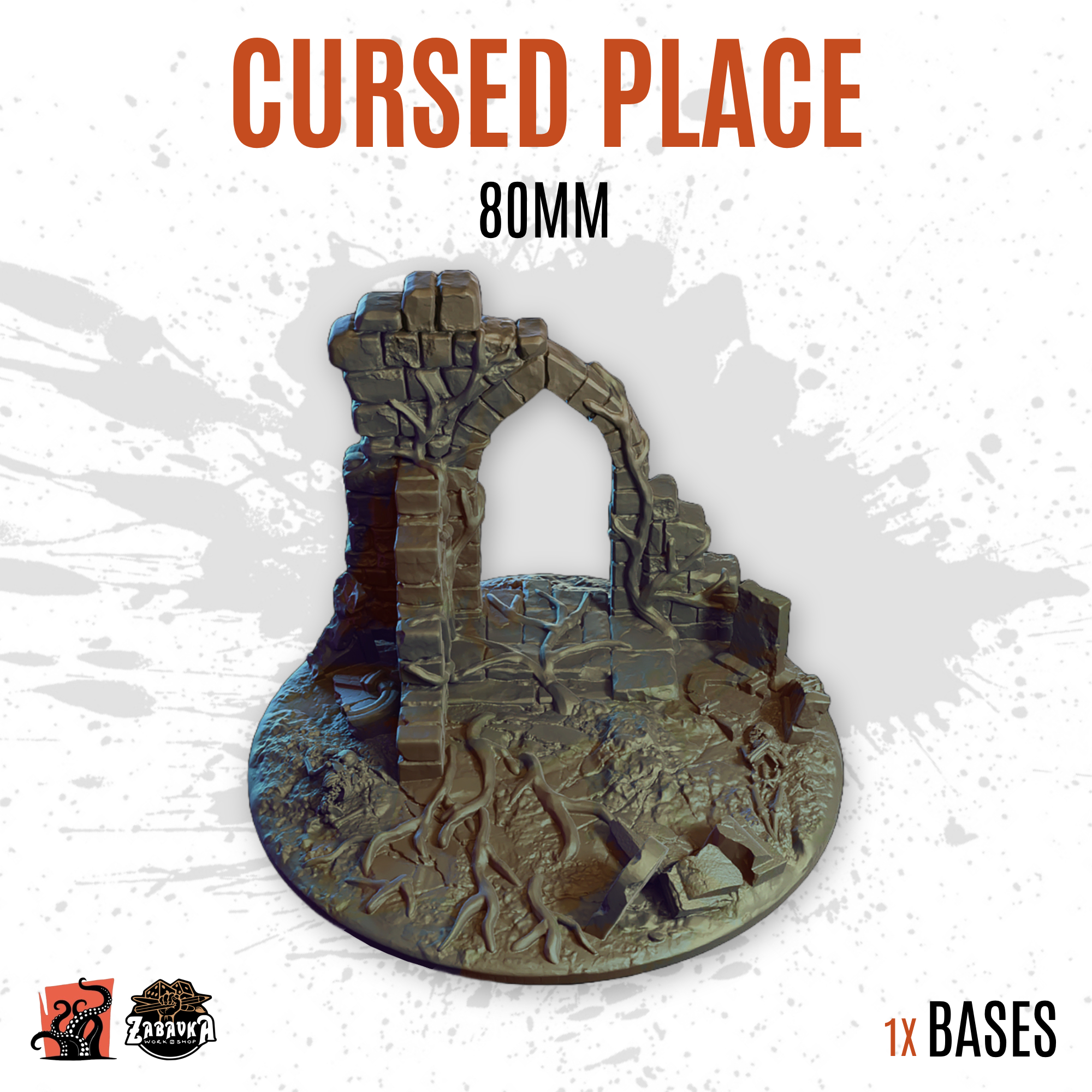 Cursed place - 80mm base (1ud)