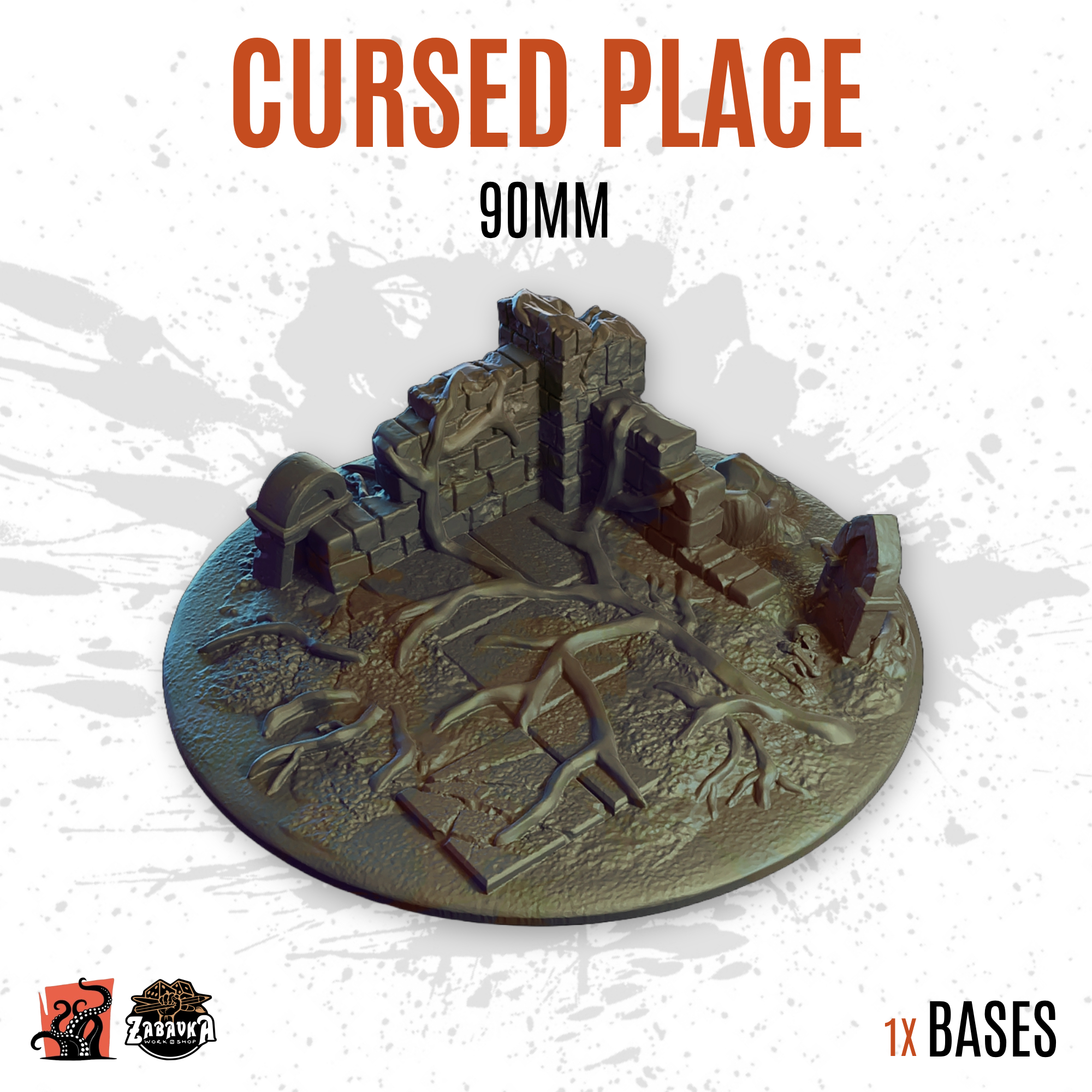Cursed place - 90mm base (1ud)