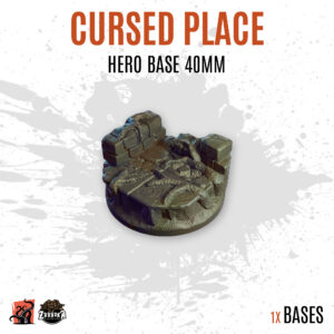 Cursed place - 40mm hero base (1ud)