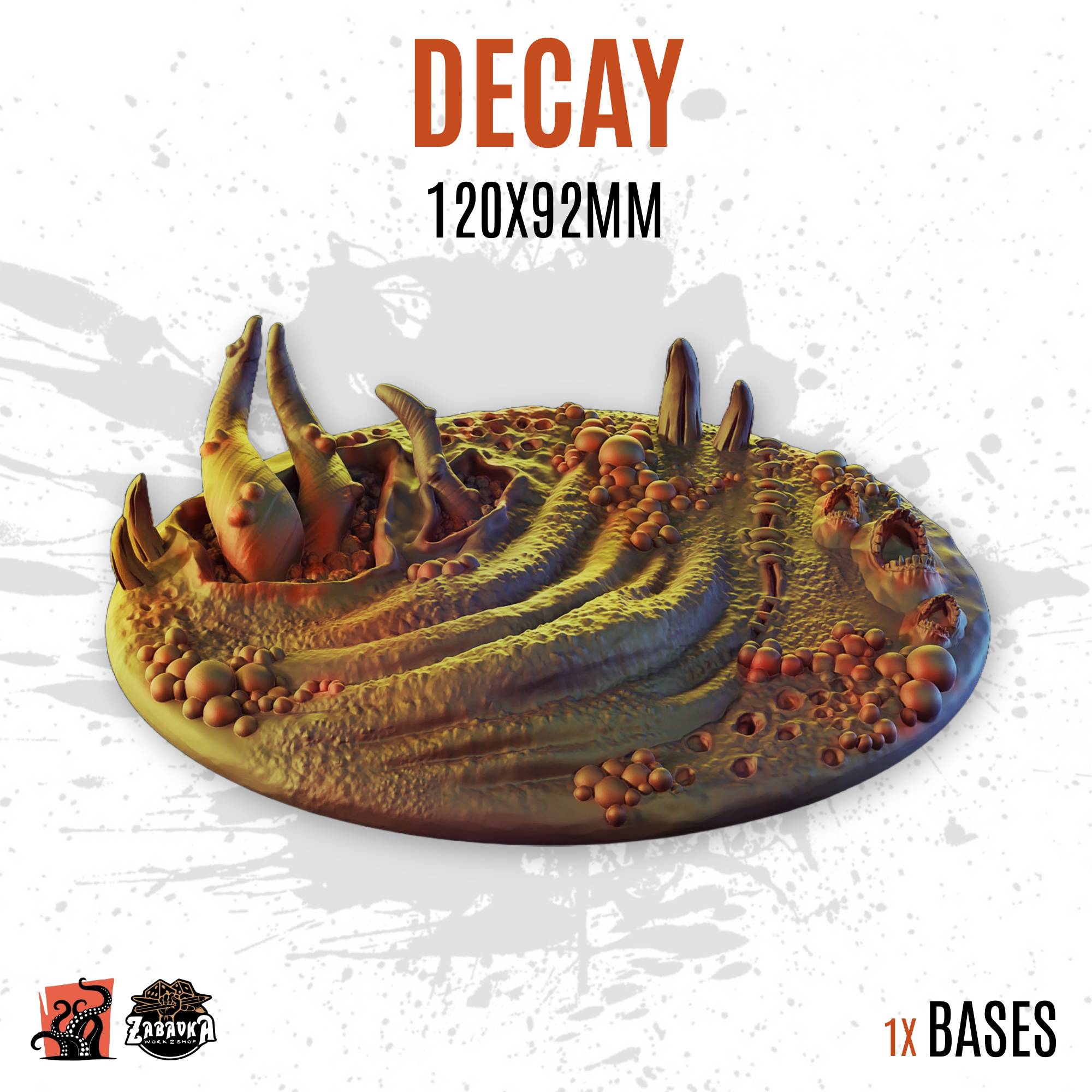 Decay - 120x92mm oval base (1ud)