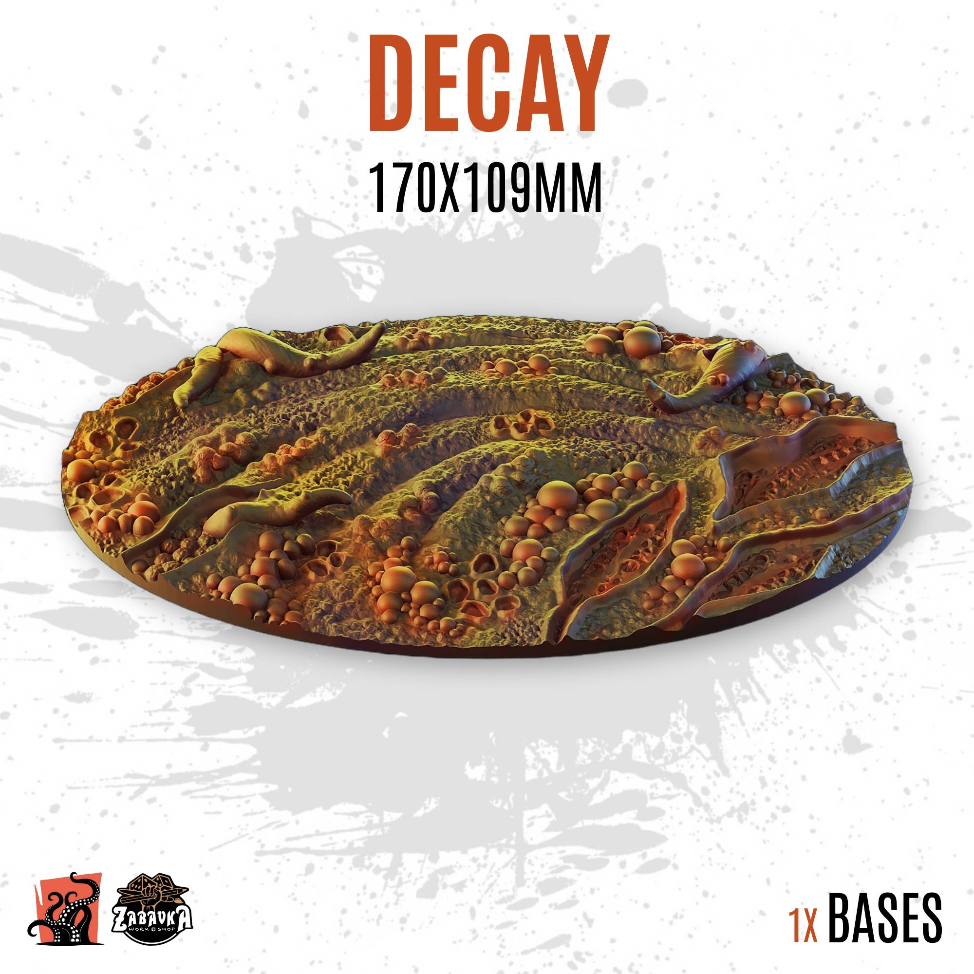 Decay - 170x109mm oval base (1ud)