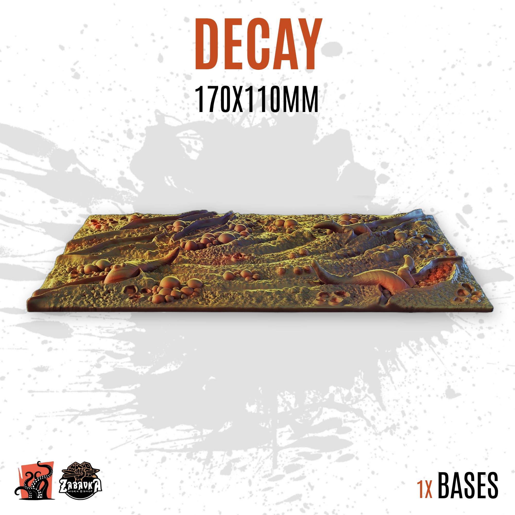 Decay - 170x110mm square base (1ud)