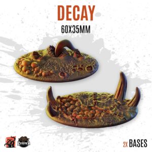 Decay - 60x35mm oval base (2uds)