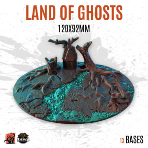 Land of ghosts - 120x92mm oval base (1ud)