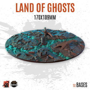 Land of ghosts - 170x109mm oval base (1ud)
