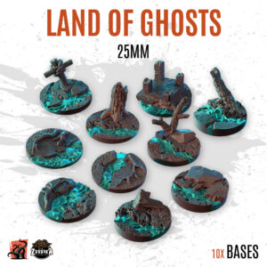 Land of ghosts - 25mm base (10uds)