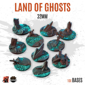 Land of ghosts - 32mm base (10uds)