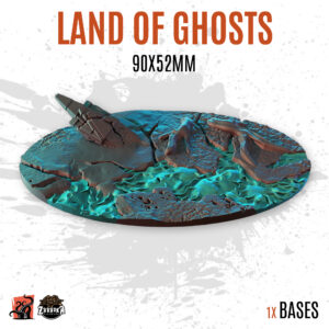 Land of ghosts - 90x52mm oval base (1ud)