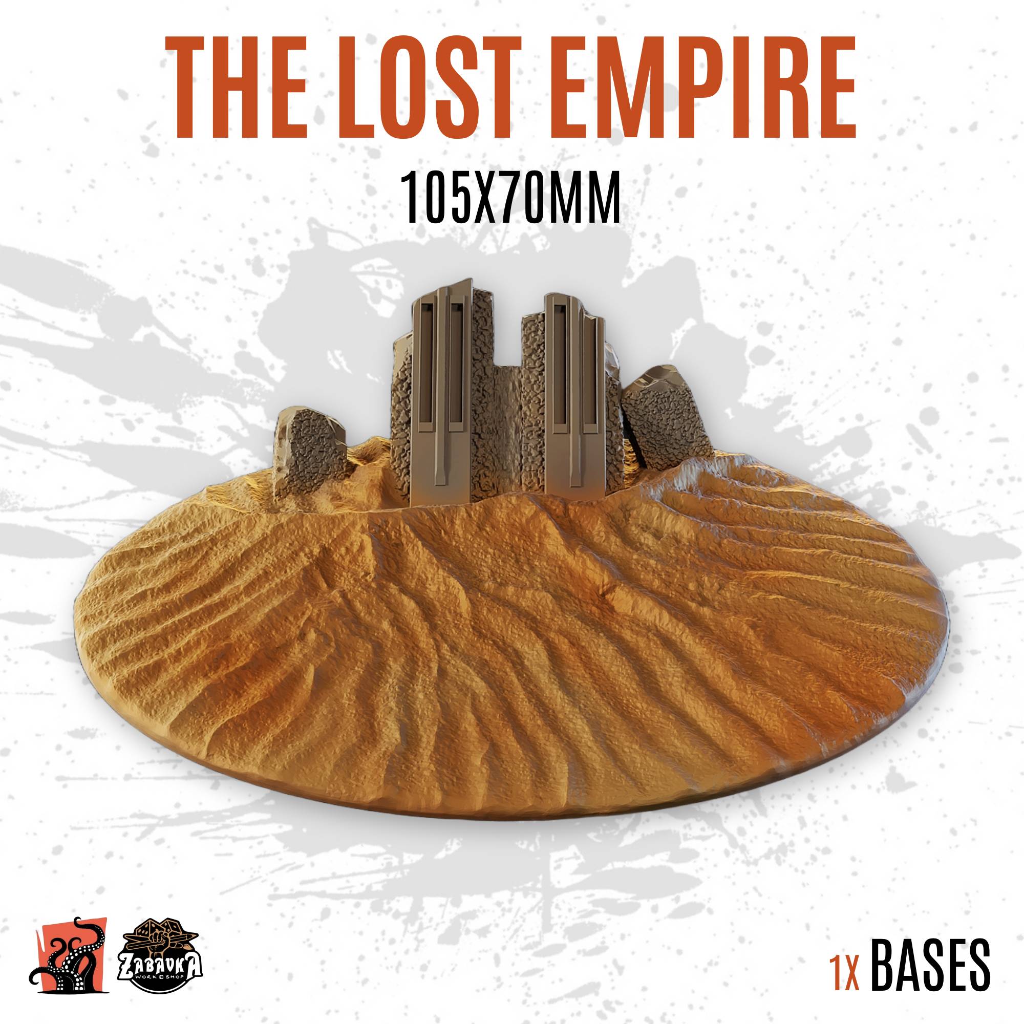 The lost empire - 105x70mm oval base (1ud)