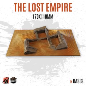 The lost empire - 170x110mm square base (1ud)