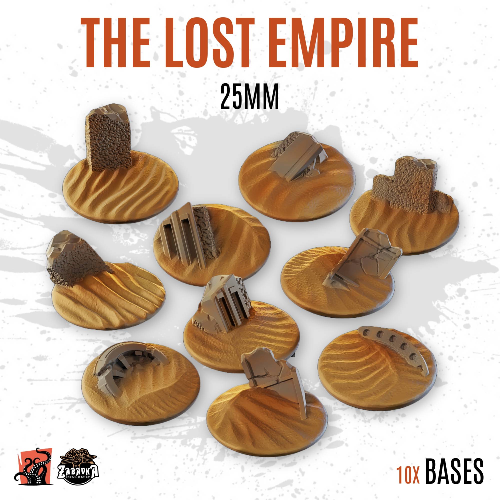 The lost empire - 25mm base (10uds)