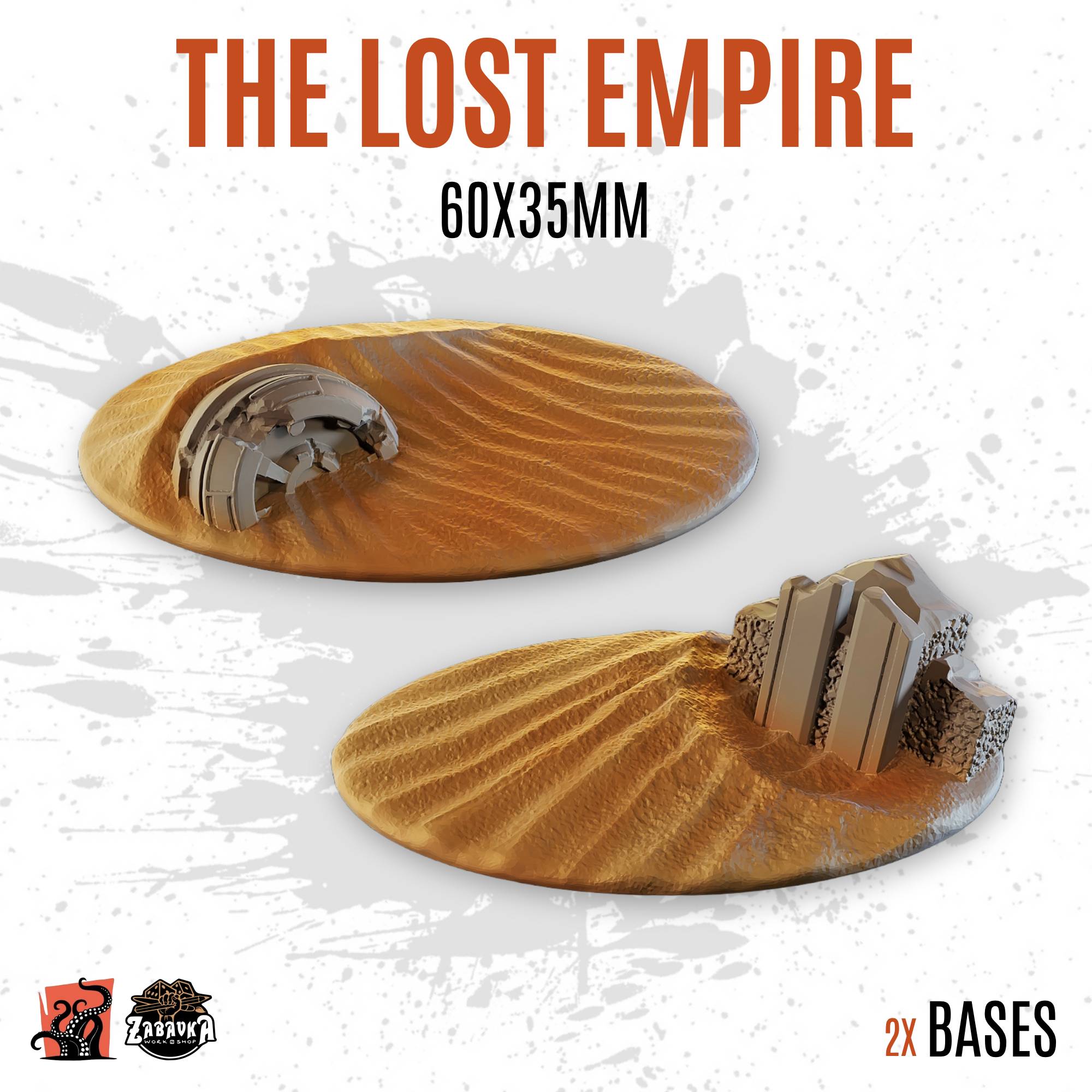The lost empire - 60x35mm oval base (2uds)