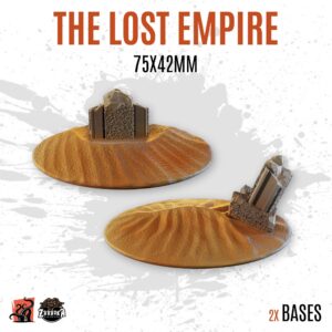 The lost empire - 75x42mm oval base (2uds)