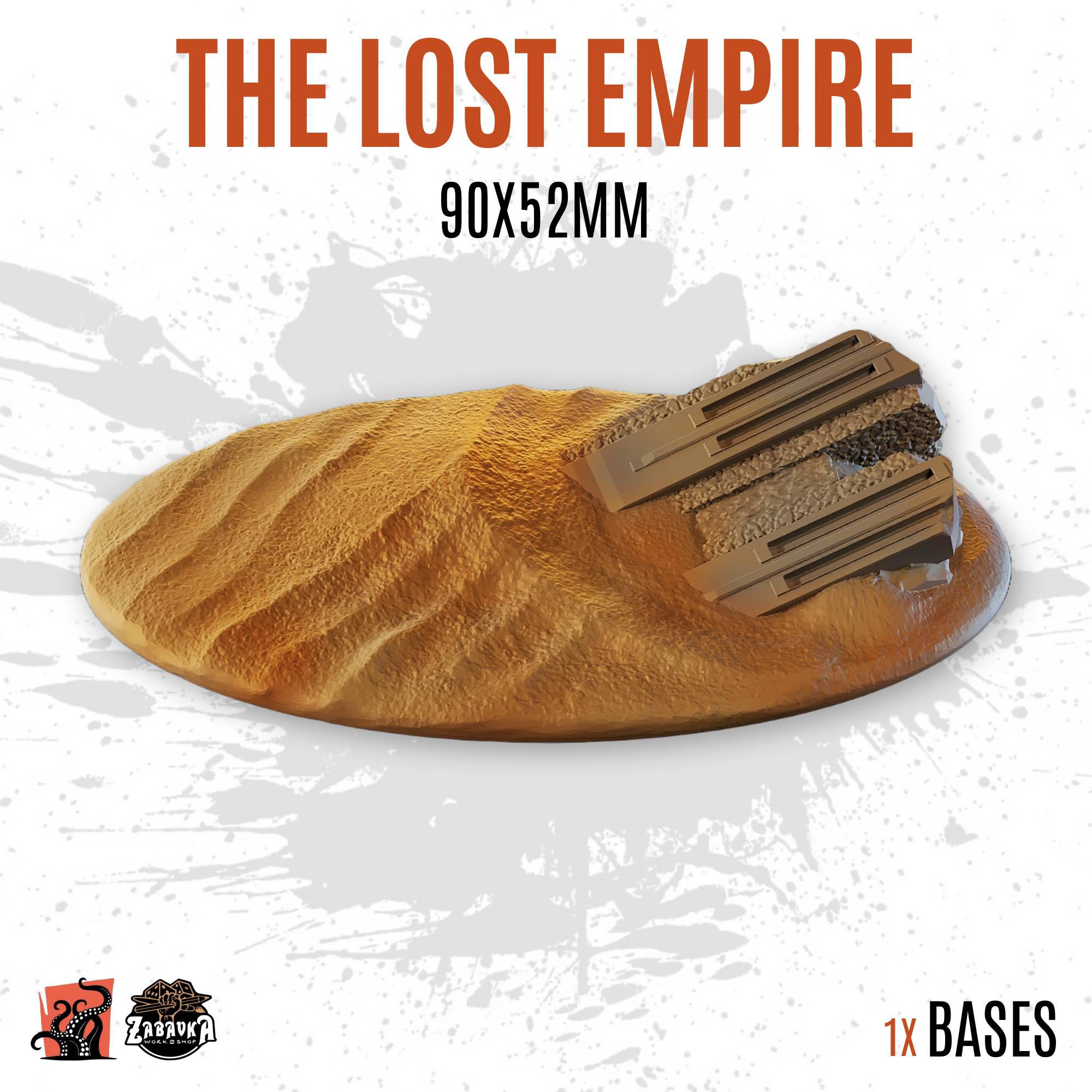 The lost empire - 90x52mm oval base (1ud)