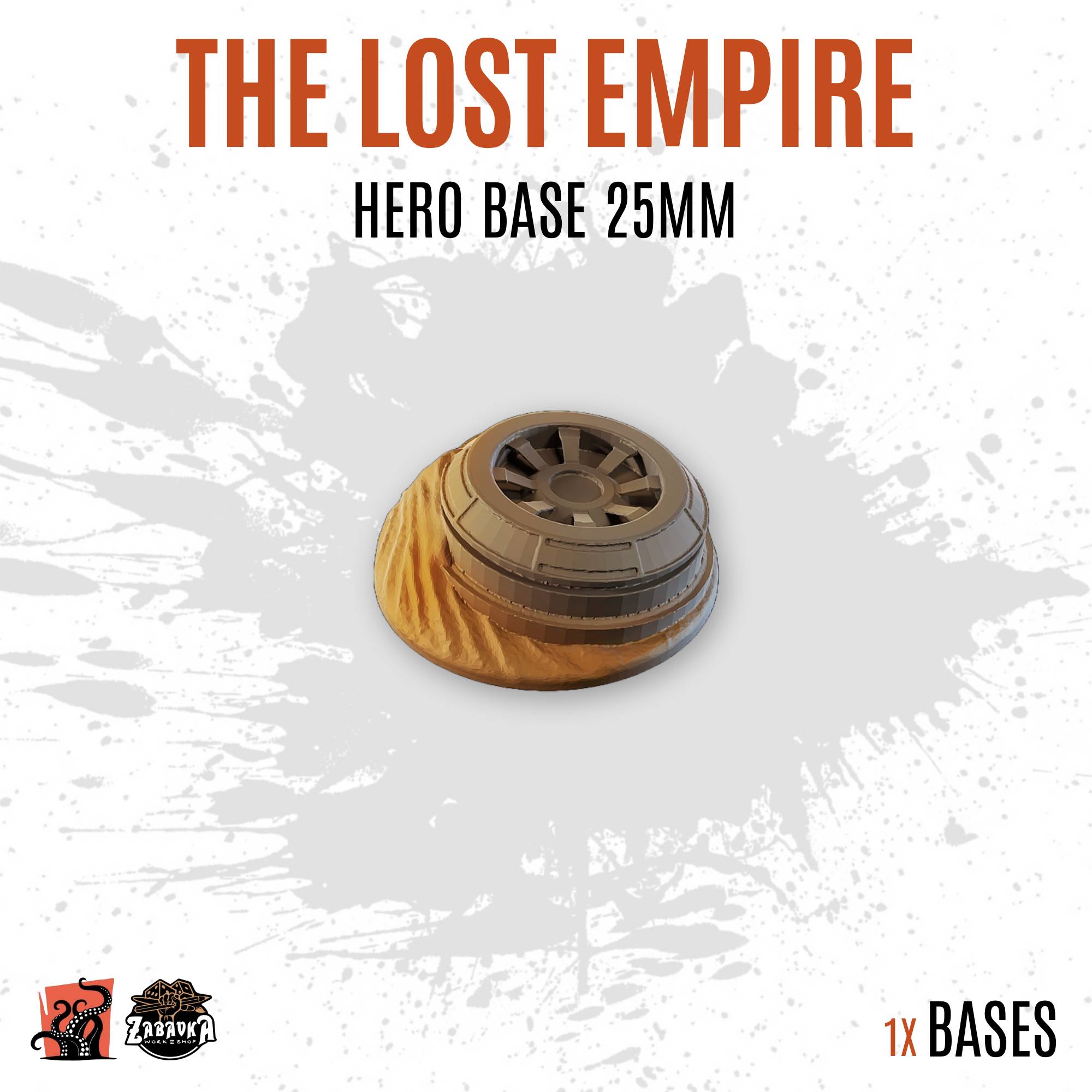 The lost empire - 25mm hero base (1ud)