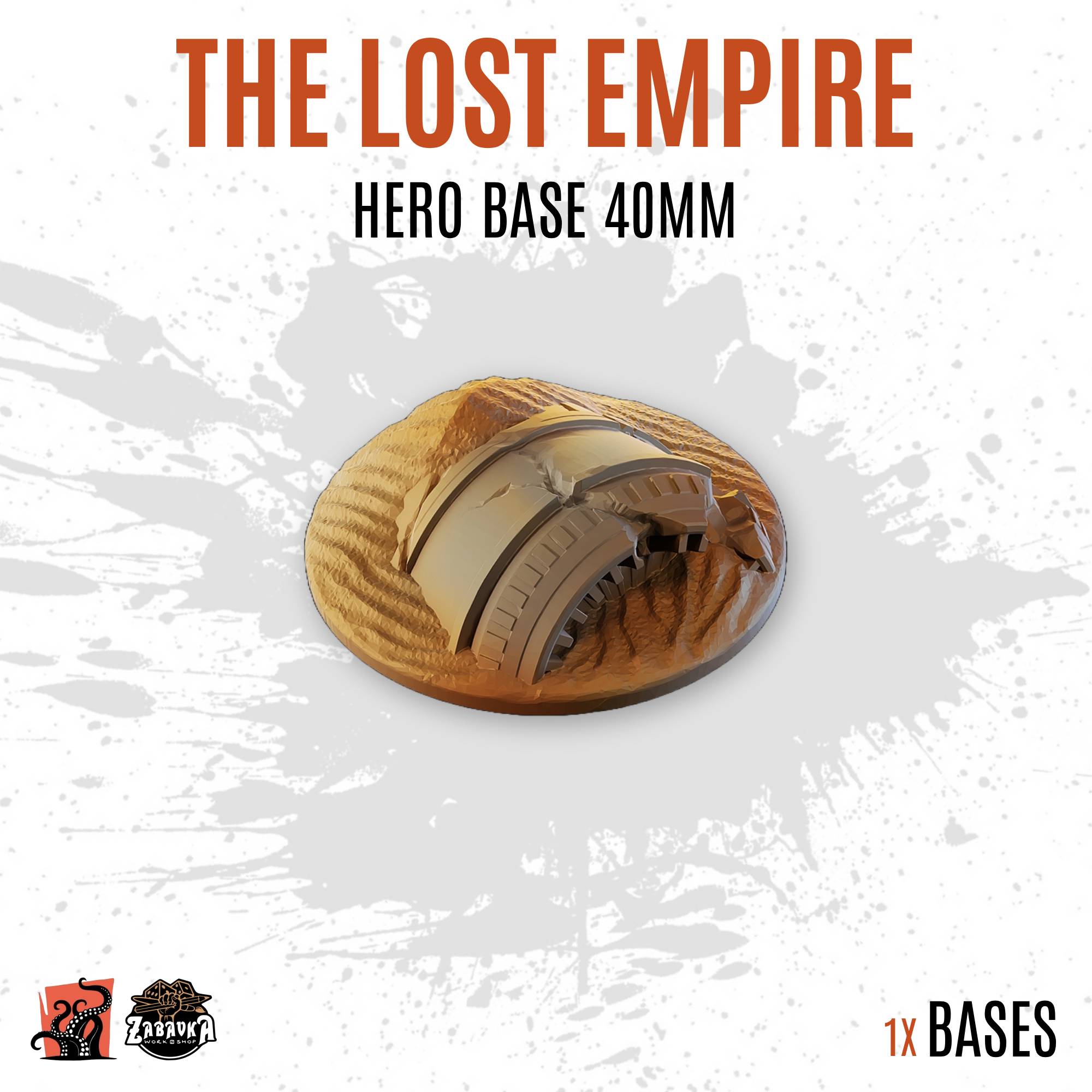 The lost empire - 40mm hero base (1ud)