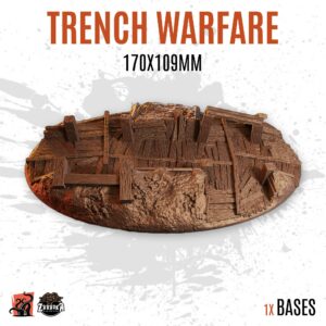 Trench warfare - 170x109mm oval base (1ud)