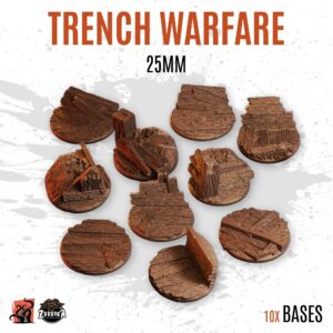 Trench warfare - 25mm base (10uds)