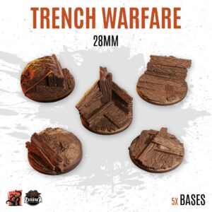 Trench warfare - 28mm base (5uds)
