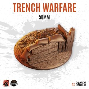 Trench warfare - 50mm base (1ud)