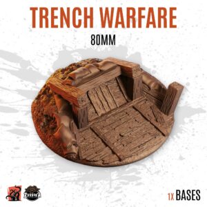 Trench warfare - 80mm base (1ud)