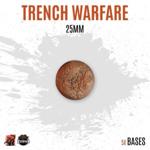 Trench warfare - 25mm generic base (5uds)