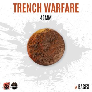 Trench warfare - 40mm generic base (5uds)
