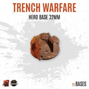 Trench warfare - 32mm hero base (1ud)