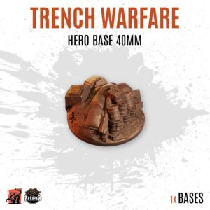 Trench warfare - 40mm hero base (1ud)