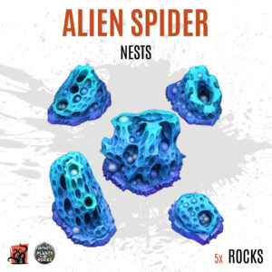 Alien spider nests - Pack of 5 bits