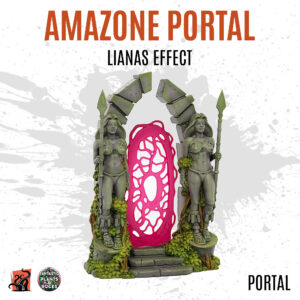 Amazone portal with lianas effect