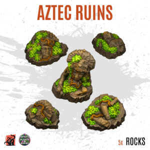 Aztec ruins - Pack of 5 bits