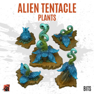 Alien tentacle plants - Pack of 5 bits