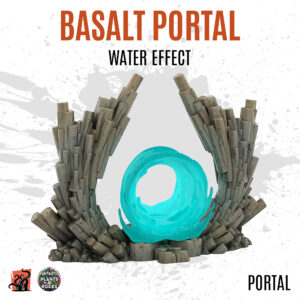 Basalt portal with water effect