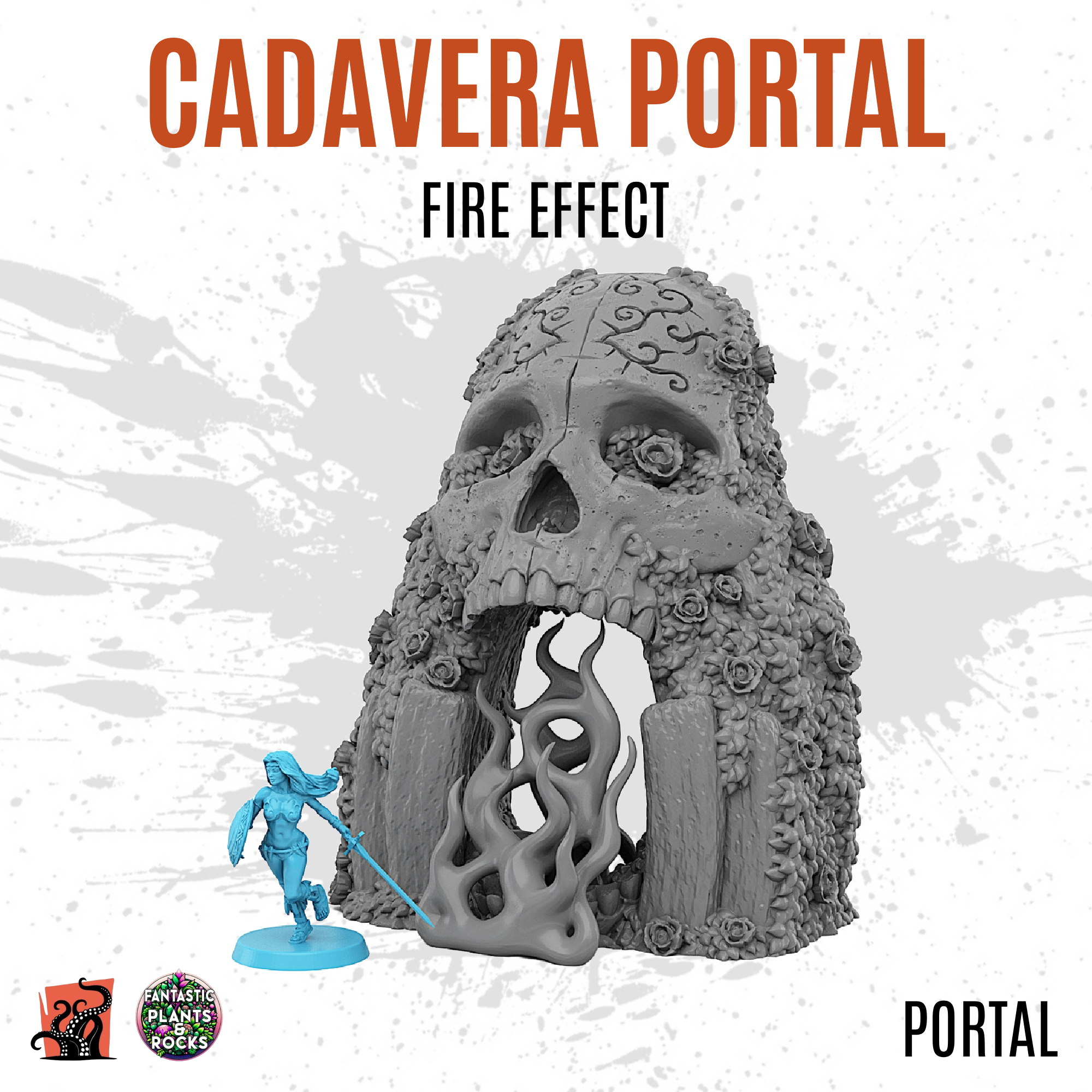 Cadavera portal with fire effect - Image 2