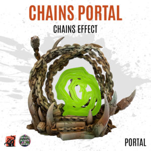 Chains portal with chains effect