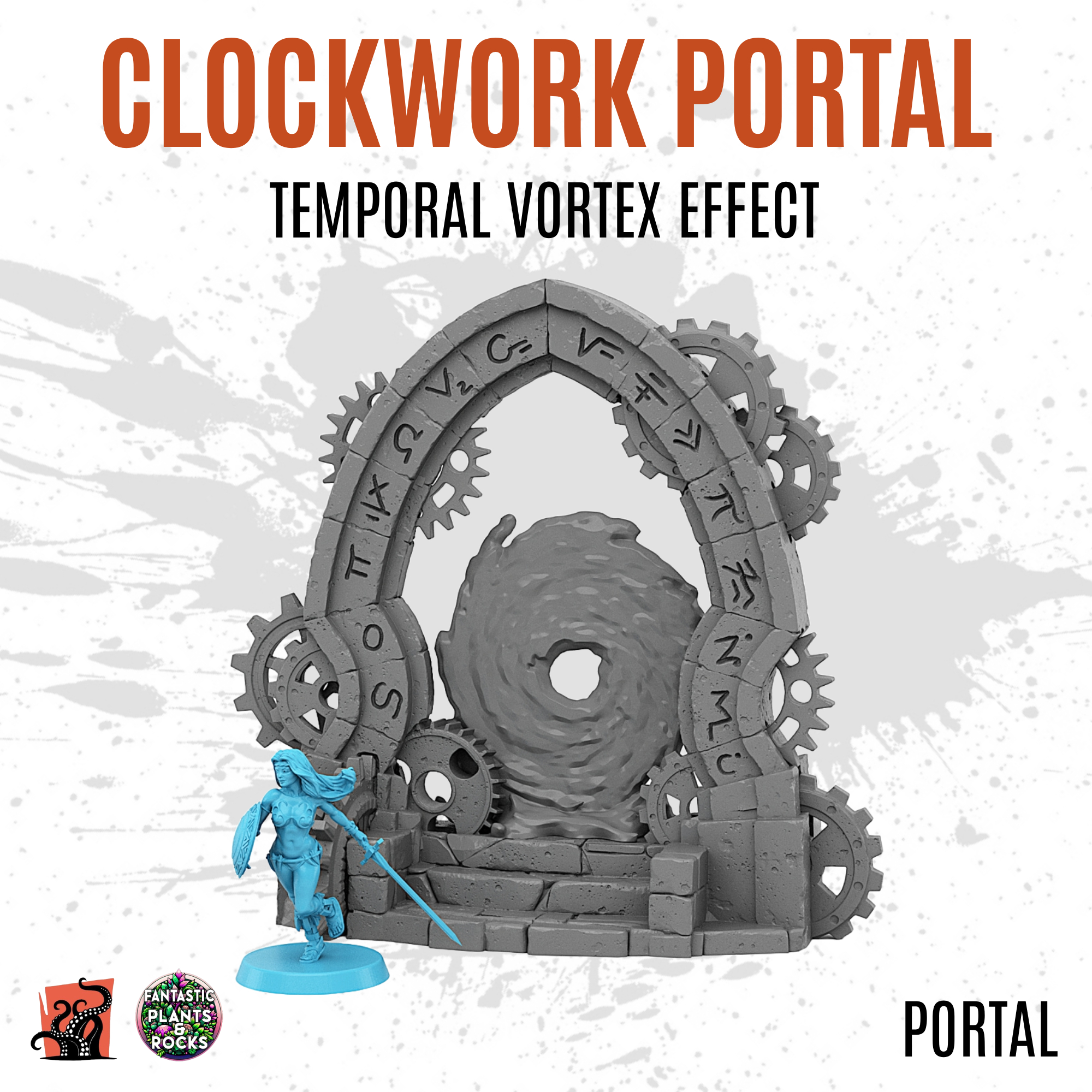 Clockwork portal with temporal vortex effect - Image 2