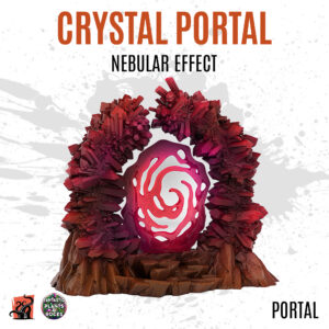 Crystal portal with nebular effect