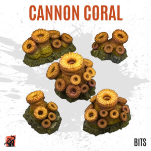 Cannon coral - Pack of 5 bits